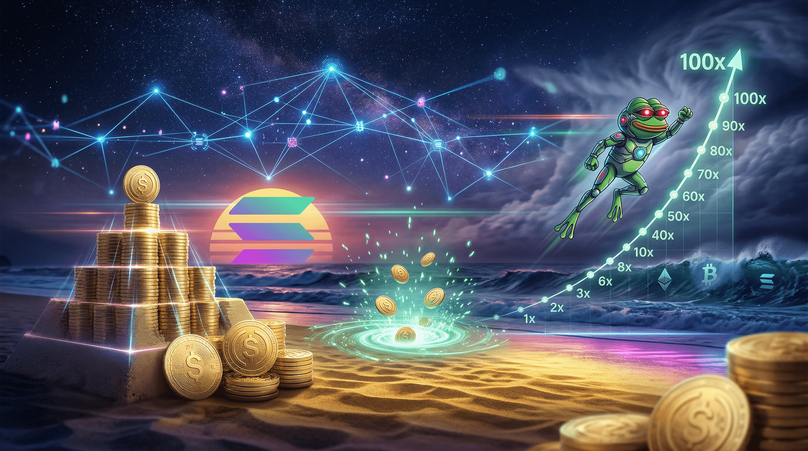 Pepeto Targets 100x Gains After $3.25B Solana USDC Mint