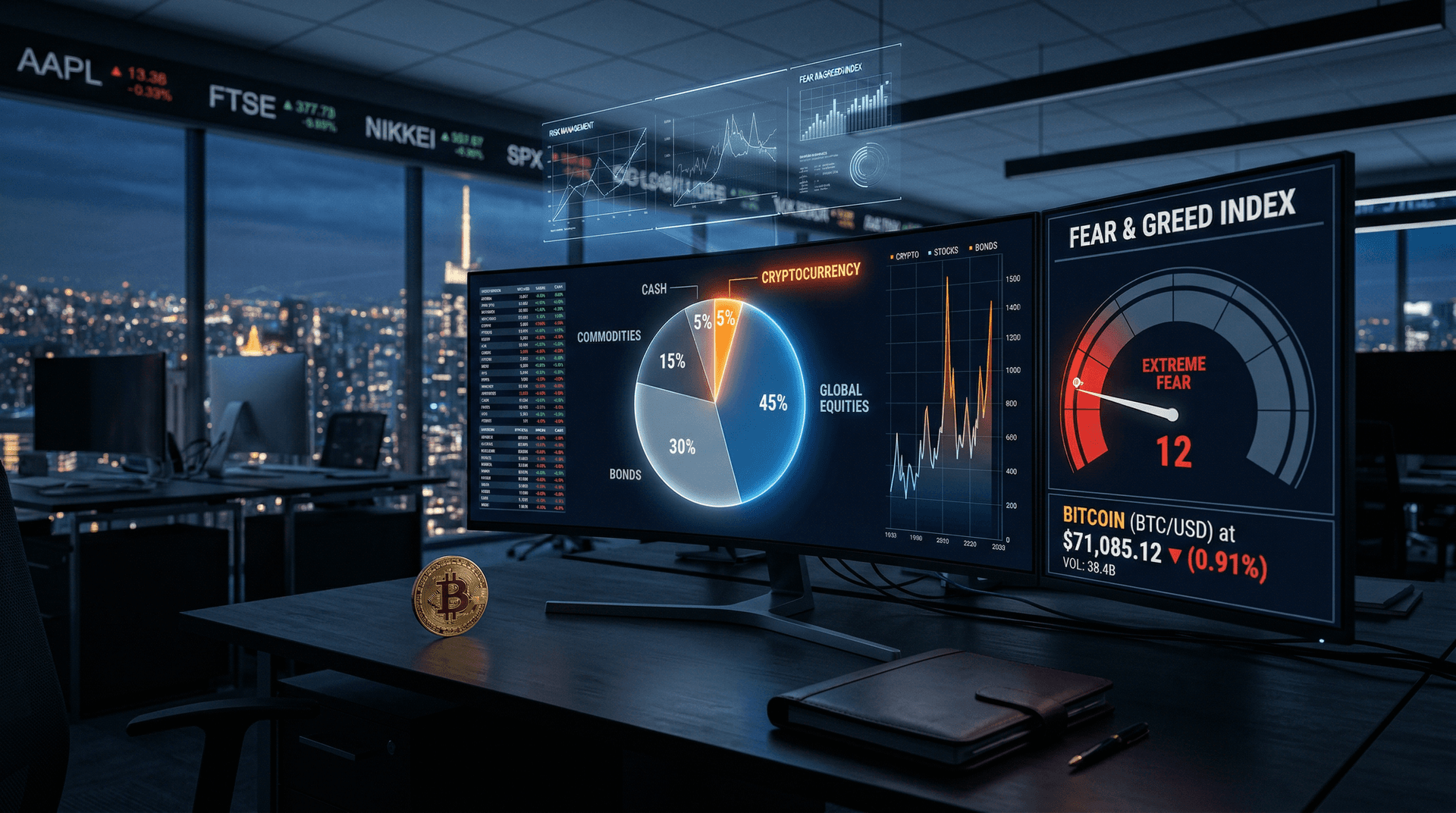 Fidelity Recommends 1-5% Crypto Portfolio Allocation in Extreme Fear