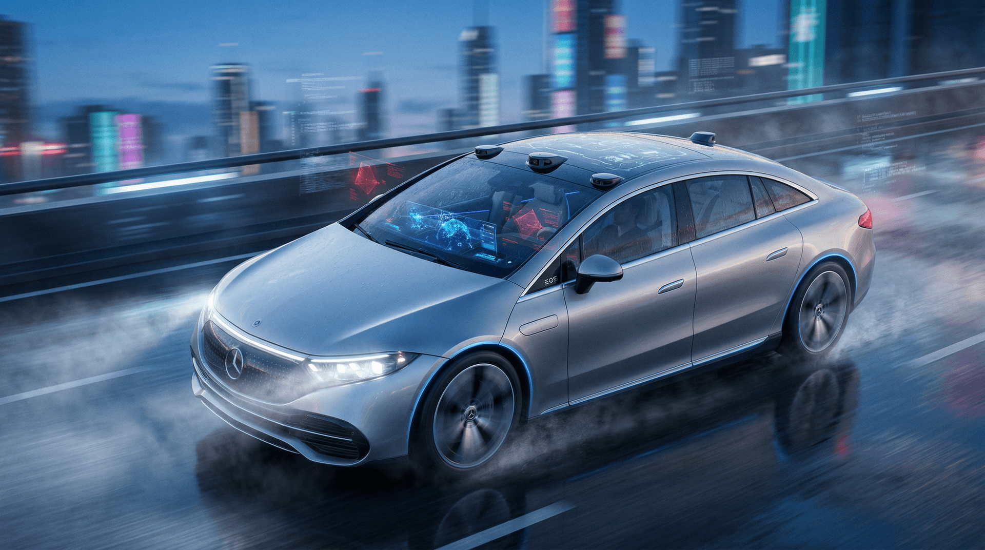 Mercedes EQS 2027 Trims 15kg, Gains 8% Range via AI Steer-by-Wire