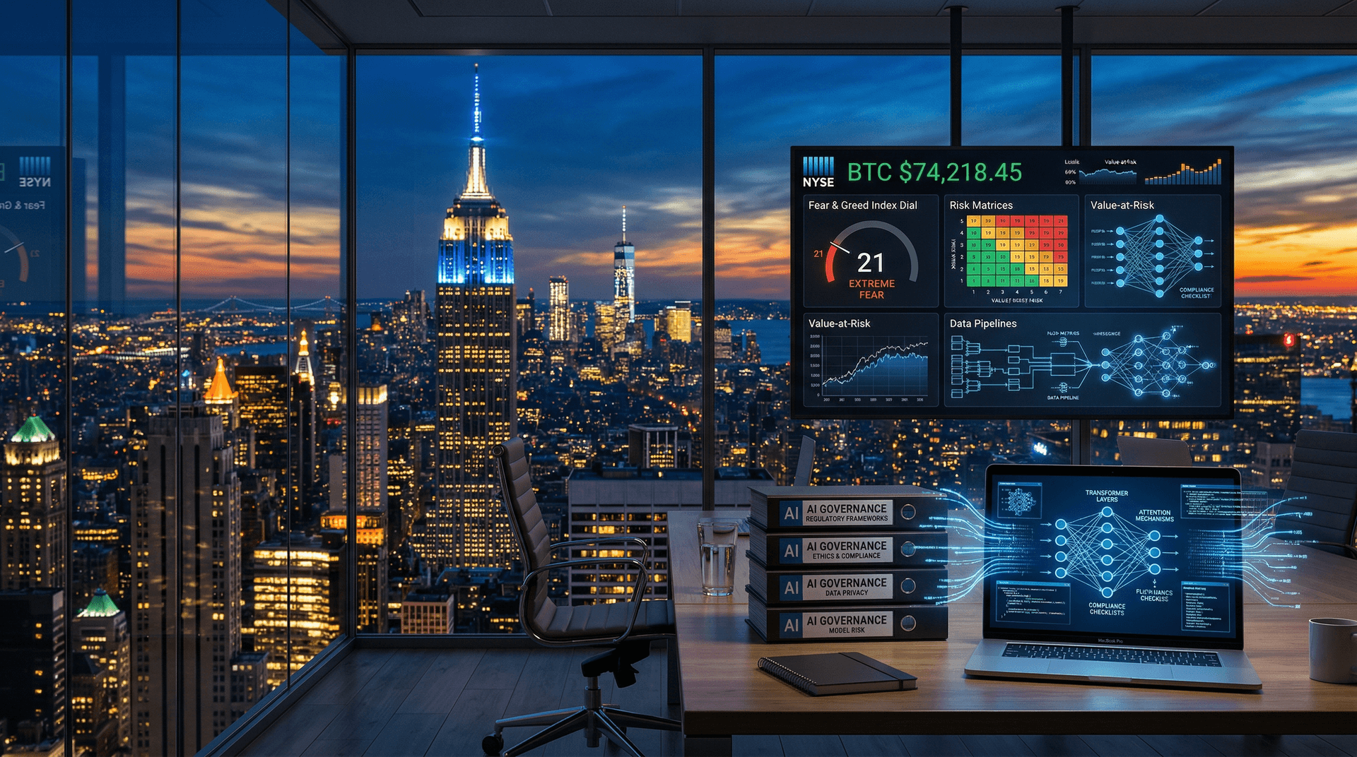 NY AI Governance Updates Mandate 90-Day Safety Reports as Fear & Greed Hits 21