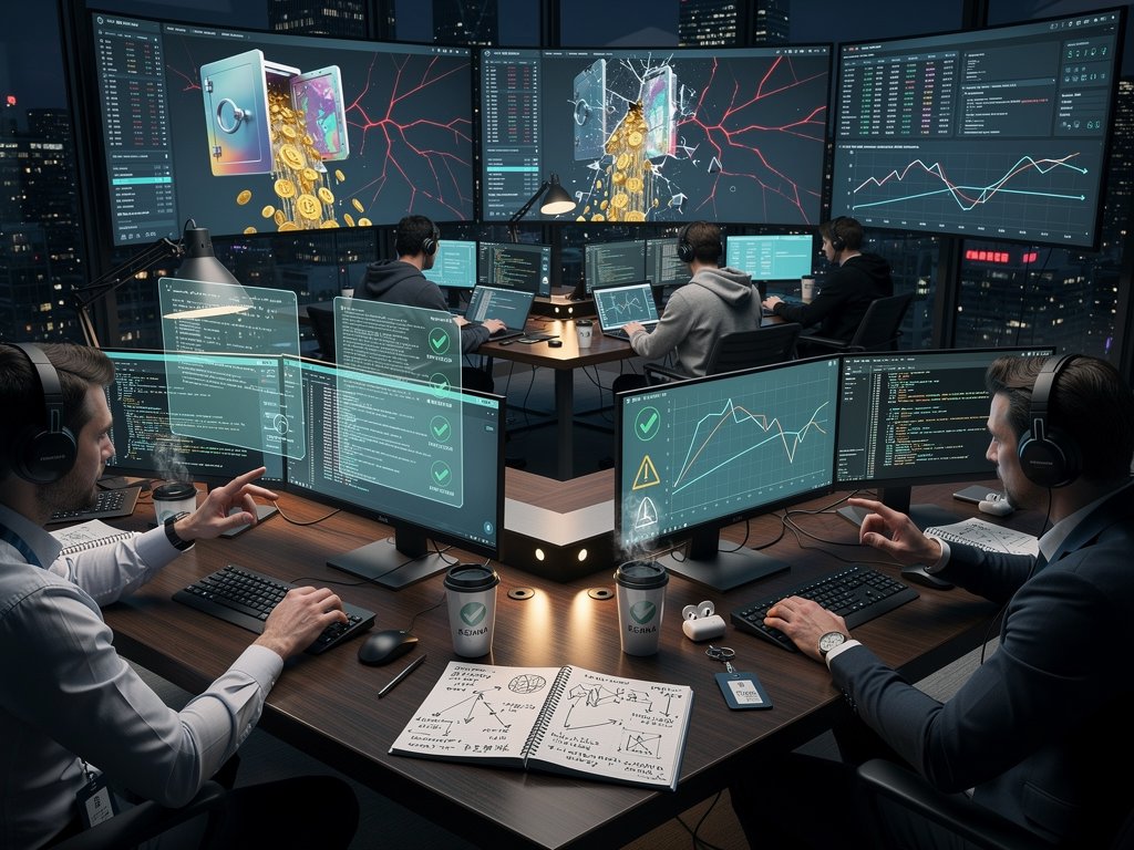 Digital vault with USDT funding repairing Drift DeFi protocol amid crypto market storm and security upgrades